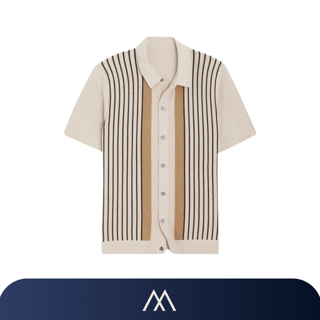polo masculina retrô moderna estilo europeu sofisticado