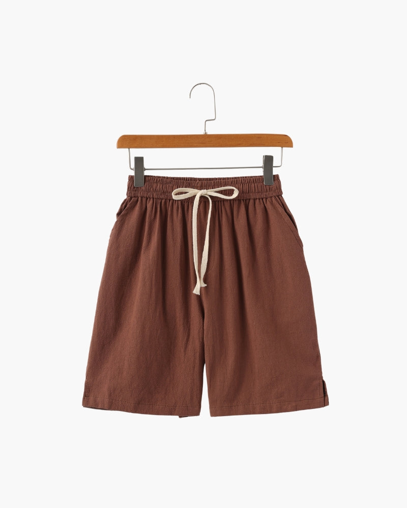 Shorts Masculino Amalvi Positano em Linho e Algodão