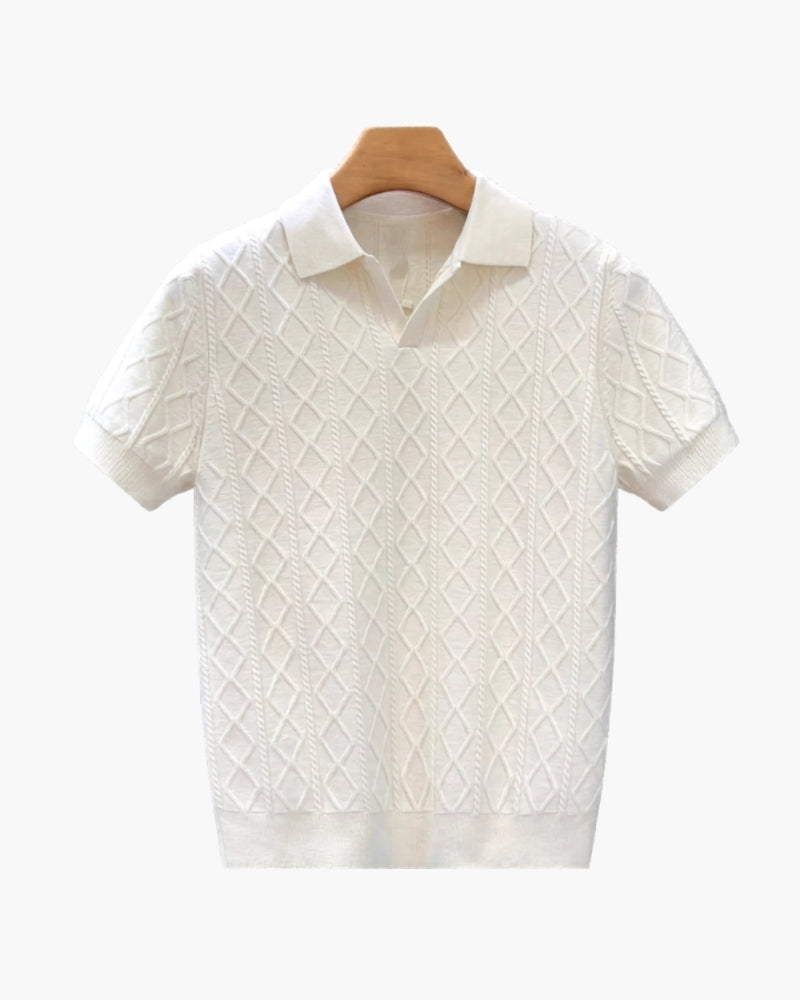 Camisa Polo Masculina Amalvi Treviso em Malha