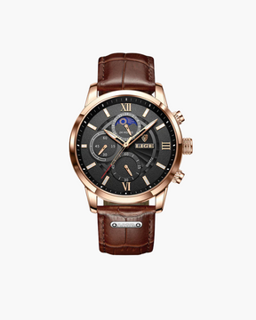 Relógio Masculino Amalvi Roma Moonphase em Couro