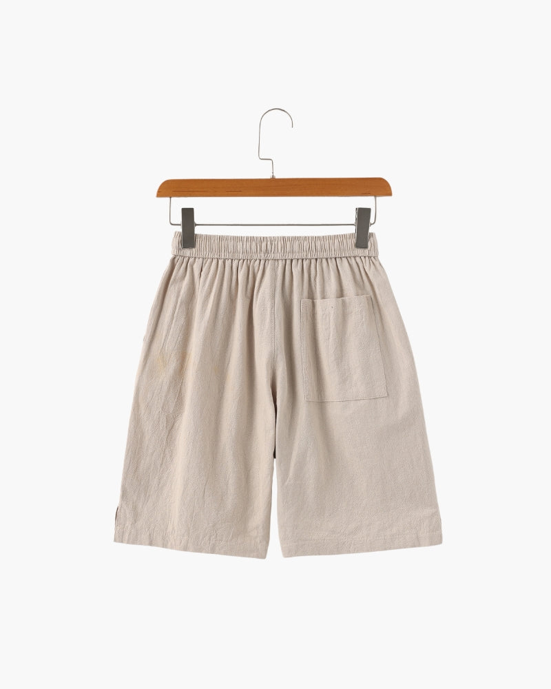Shorts Masculino Amalvi Positano em Linho e Algodão