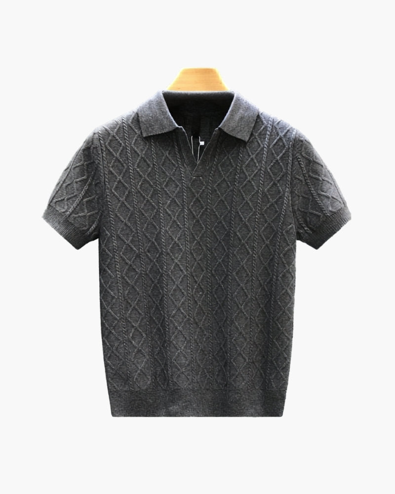 Camisa Polo Masculina Amalvi Treviso em Malha