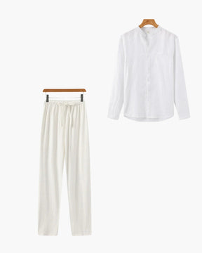 Conjunto Masculino Amalvi Brescia Monocromático em Linho