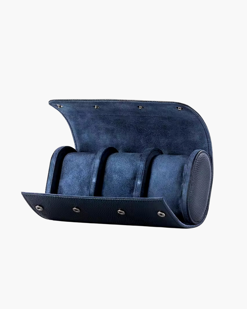 Porta Relógios Amalvi Milano Travel Case (3 Slots)