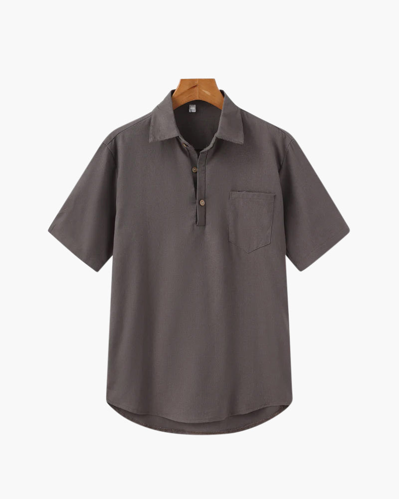 Camisa Masculina Amalvi Positano Linho