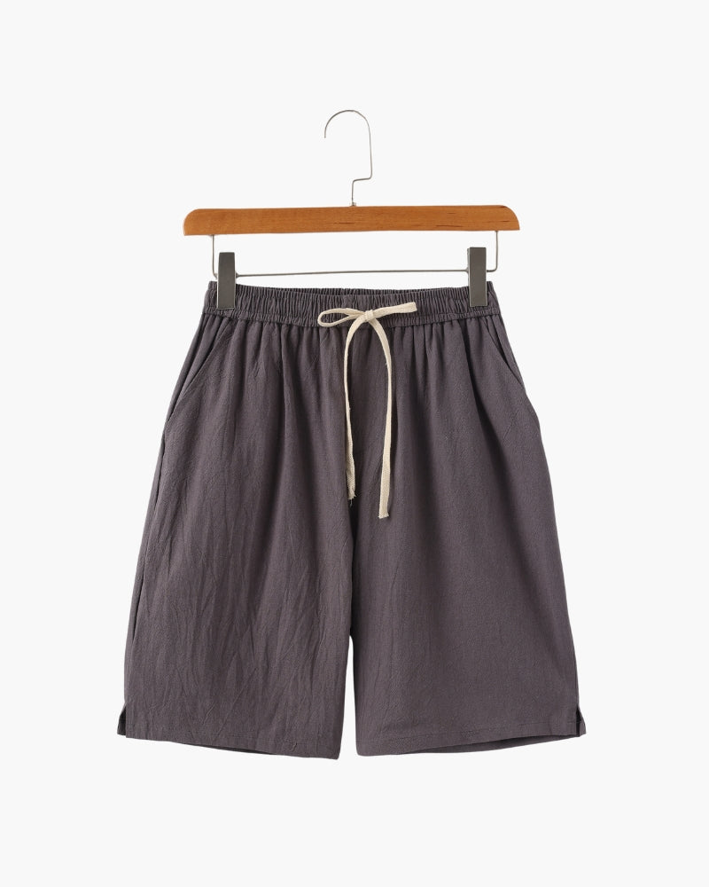 Shorts Masculino Amalvi Positano em Linho e Algodão
