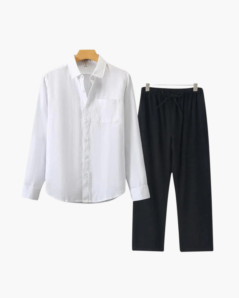Conjunto Masculino Amalvi Brescia em Linho