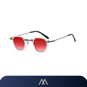 óculos de sol feminino Amalvi Genova pequeno geométrico UV400