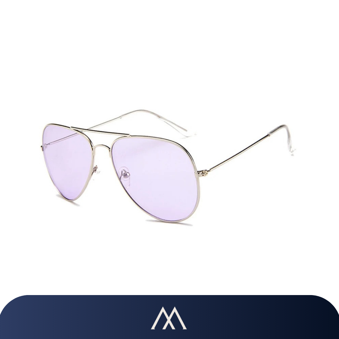 óculos de sol aviador moderno para verão e uso diário