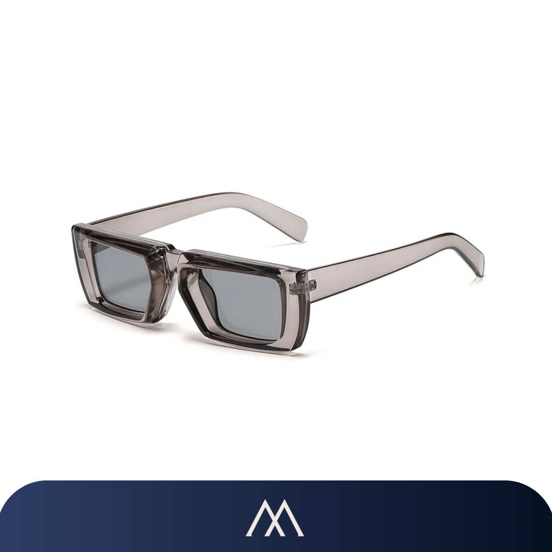 óculos de sol quadrado sofisticado para verão