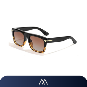 óculos de sol masculino Amalvi Sorano quadrado degradê UV400