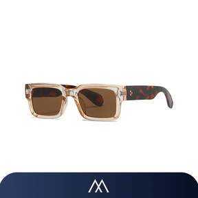 óculos masculino retrô moderno com rebites design robusto
