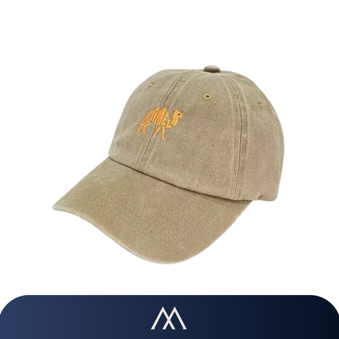 Boné Amalvi Camello Vintage Ajustável