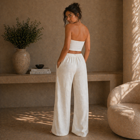 Calça Feminina Amalvi Capri Linho