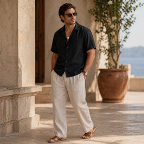 Conjunto Masculino em Linho Firenze Imperiale Amalvi