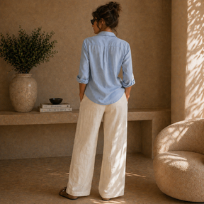 Conjunto Feminino em Linho Amalvi Bellagio
