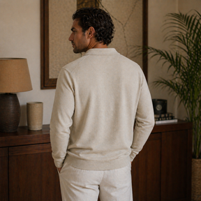 Camisa Polo Masculina Amalvi Torino em Lã