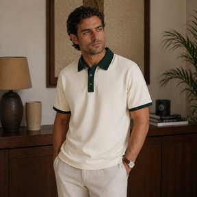 Camisa Polo Masculina Amalvi Verona em Algodão