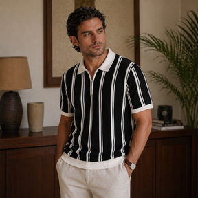 Camisa Polo Masculina Amalvi Palermo em Algodão