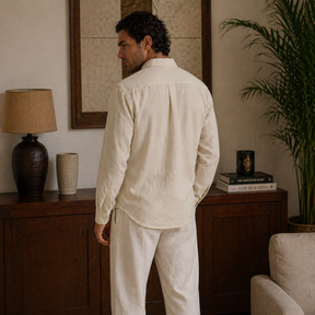 Camisa Masculina Amalvi Saluzzo em Linho