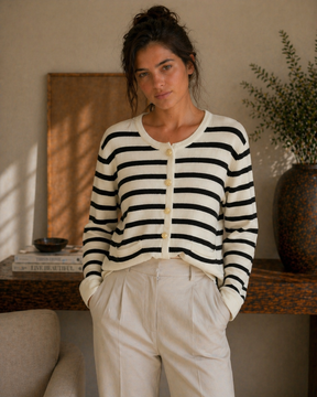 Cardigan Feminino Amalvi Riviera em Tricot