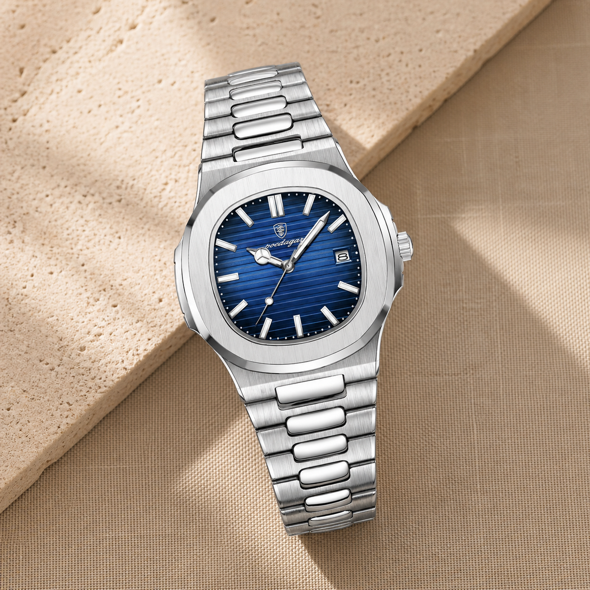 Relógio Masculino Amalvi Venezia Steel Blue em Aço Inoxidável