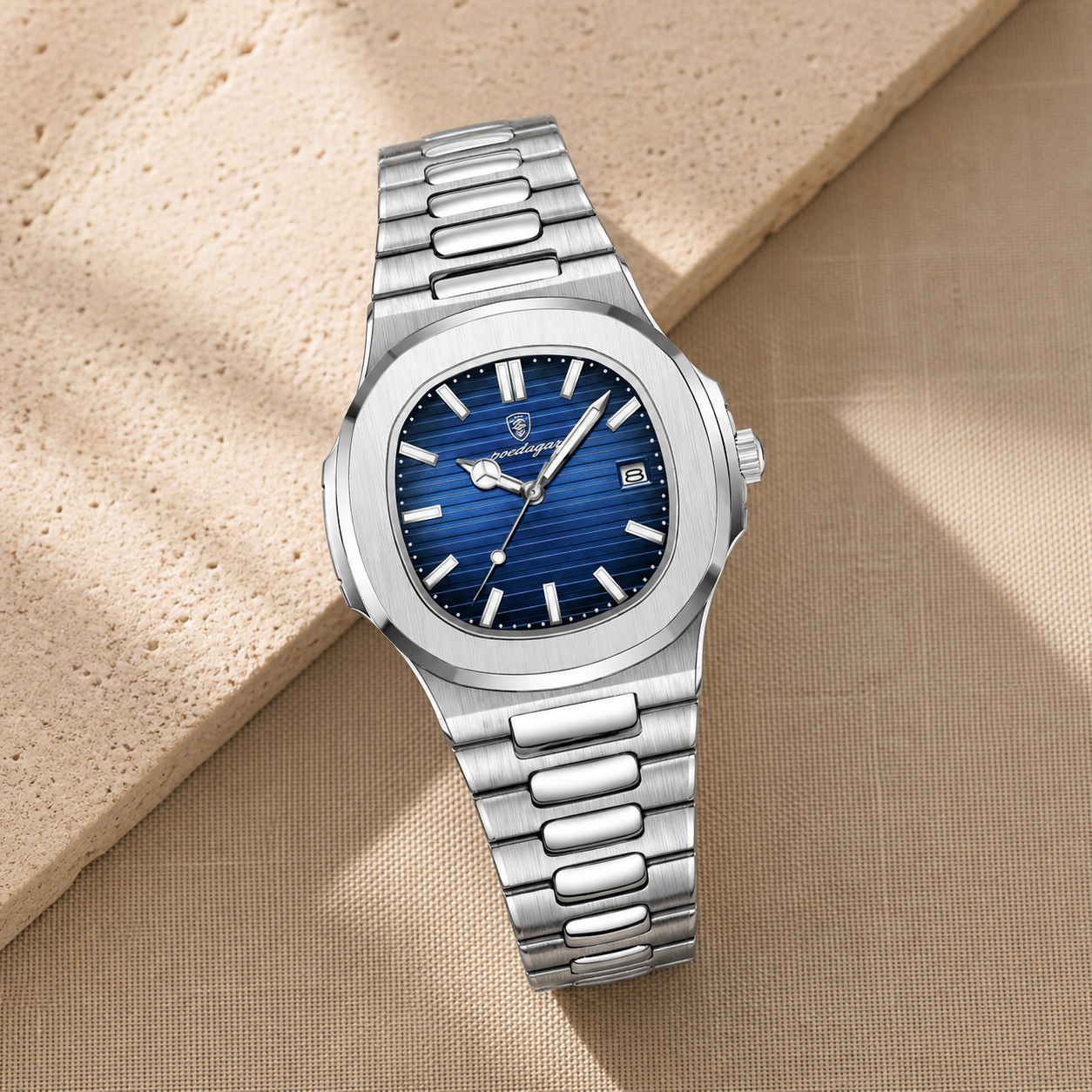 Relógio Masculino Amalvi Venezia Steel Blue em Aço Inoxidável