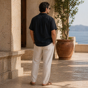 Conjunto Masculino em Linho Firenze Imperiale Amalvi