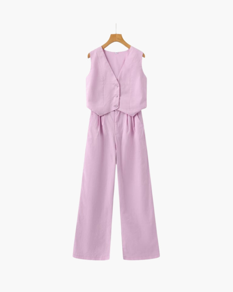 Conjunto Feminino Amalvi Milano em Linho