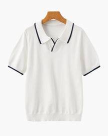 Camisa Polo Masculina Amalvi Napoli em Algodão