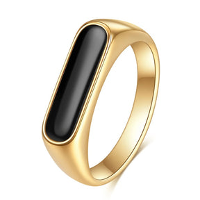 Anel Amalvi Nero Signet